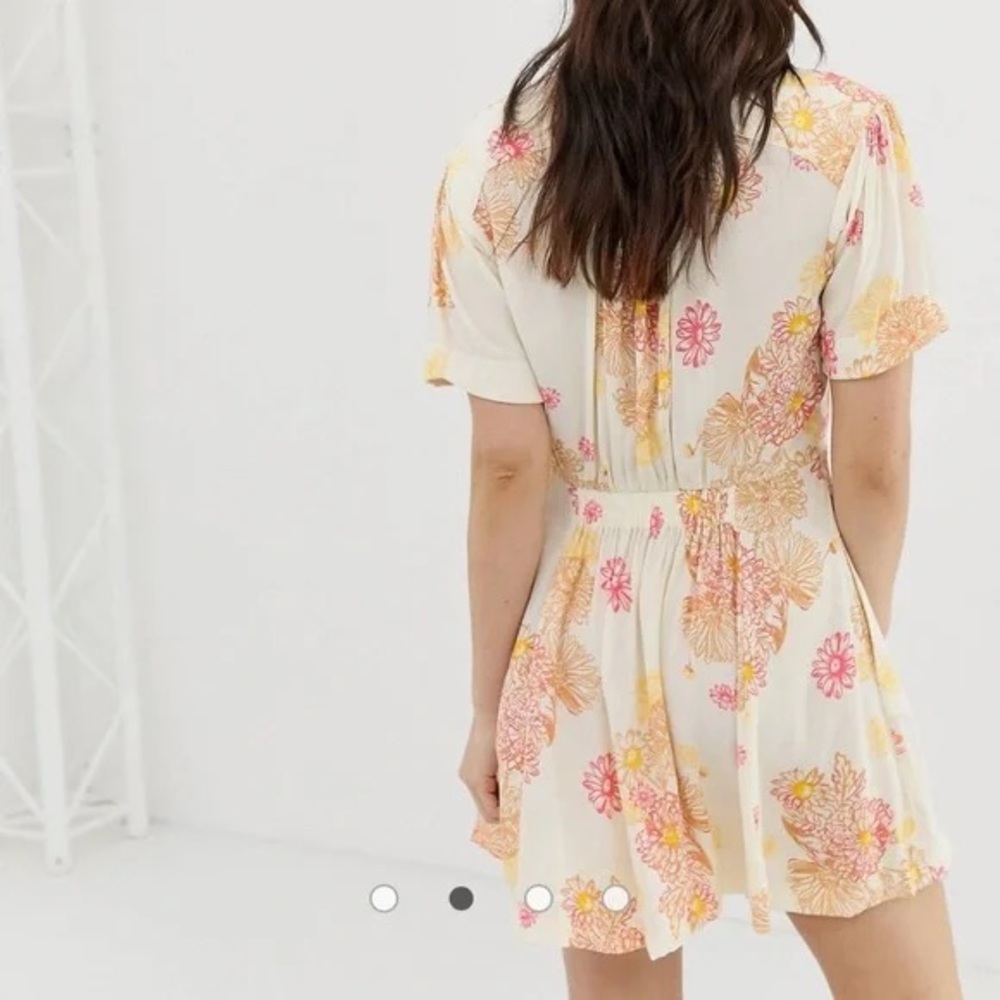 Free People Floral Mini Dress - Picture 2 of 6